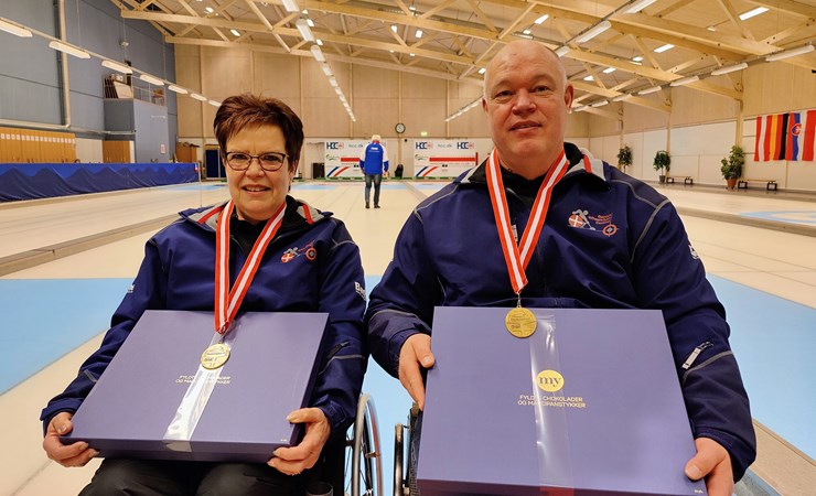 Team Ørbæk vinder guld i DM Mixed kørestol 2022