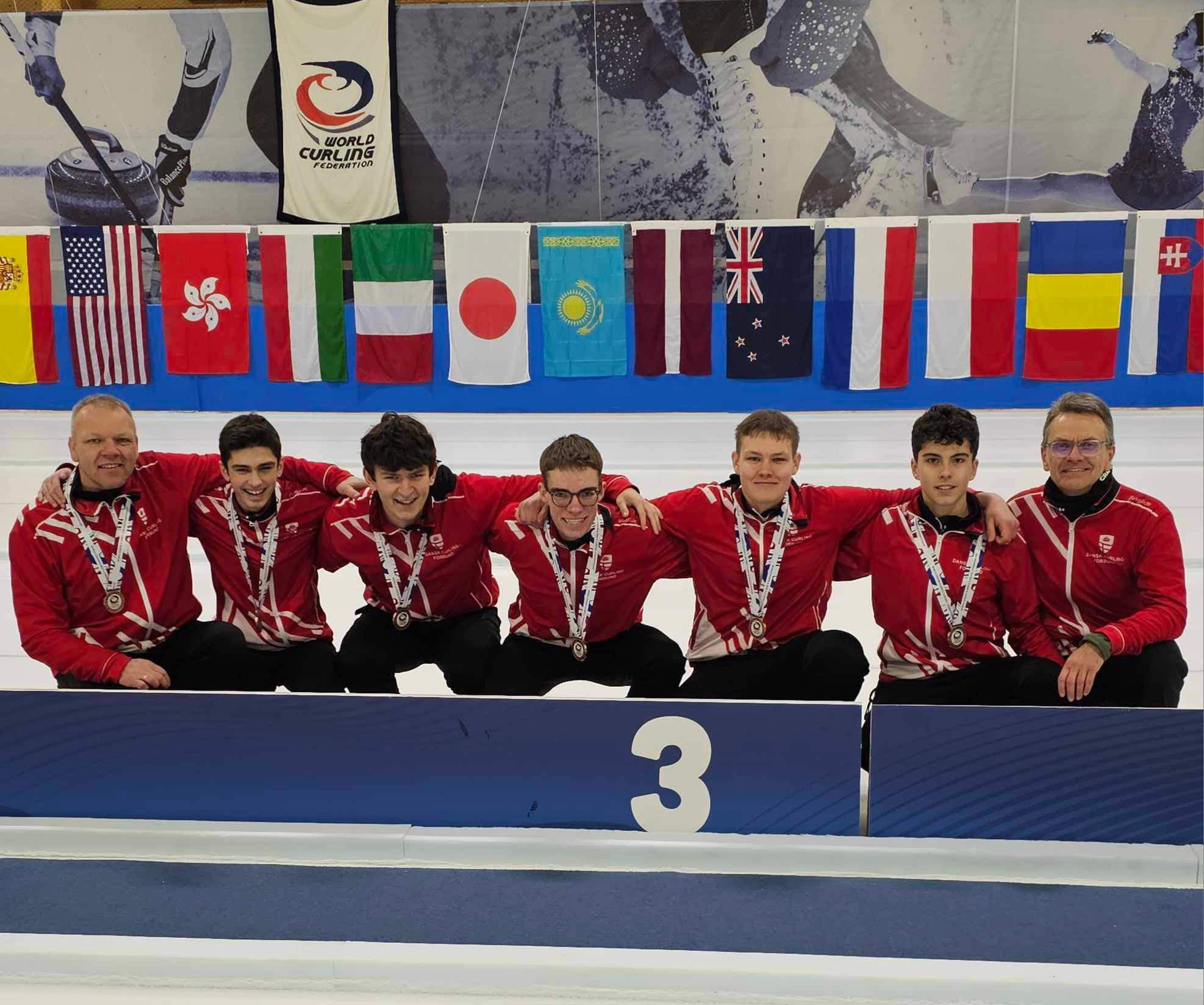 De danske juniorherrer vinder bronze ved B-VM