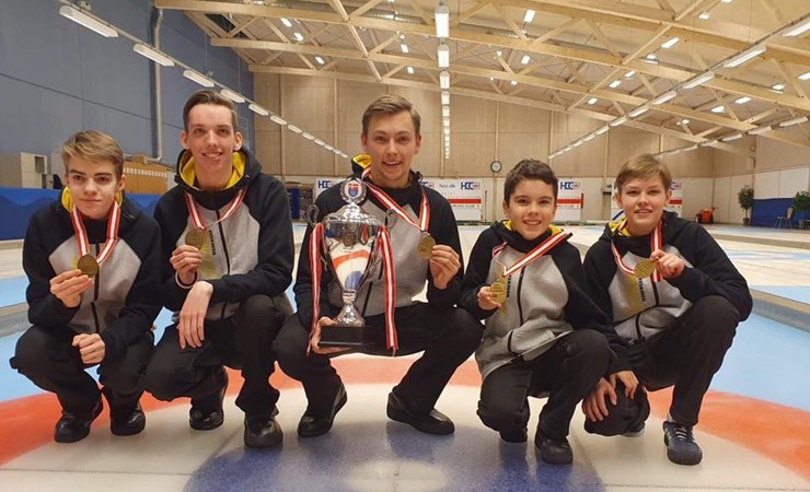 Team Vilandt vinder DM 2020 for Junior drenge